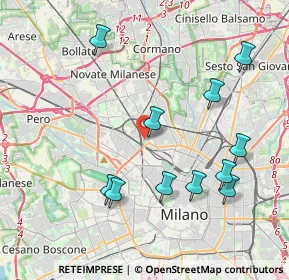 Mappa Via Colico, 20158 Milano MI, Italia (4.25636)
