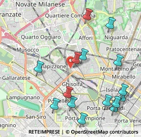 Mappa Via Colico, 20158 Milano MI, Italia (2.47667)