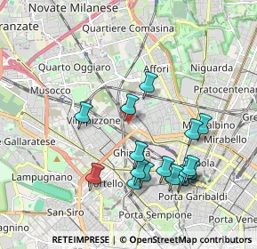 Mappa Via Colico, 20158 Milano MI, Italia (1.92875)