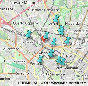 Mappa Via Colico, 20158 Milano MI, Italia (1.59417)