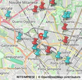 Mappa Via Colico, 20158 Milano MI, Italia (2.28056)