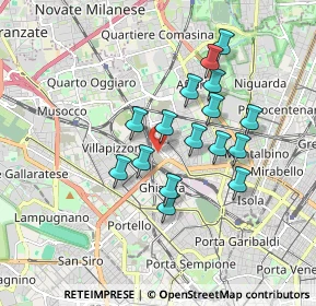 Mappa Via Colico, 20158 Milano MI, Italia (1.4925)
