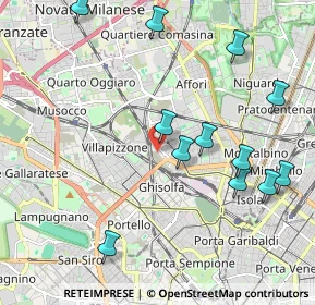 Mappa Via Colico, 20158 Milano MI, Italia (2.295)