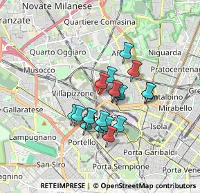 Mappa Via Colico, 20158 Milano MI, Italia (1.312)
