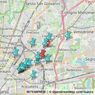 Mappa 20132 Milano MI, Italia (2.337)