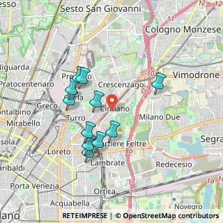 Mappa 20132 Milano MI, Italia (1.61909)