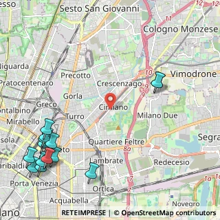 Mappa 20132 Milano MI, Italia (3.164)