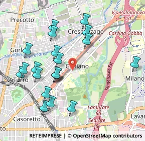 Mappa 20132 Milano MI, Italia (1.0255)