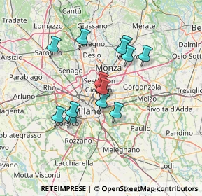 Mappa 20132 Milano MI, Italia (11.45308)