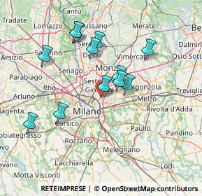 Mappa 20132 Milano MI, Italia (13.32417)