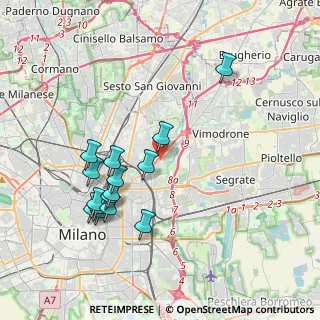 Mappa 20132 Milano MI, Italia (3.87333)