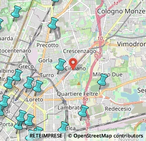 Mappa 20132 Milano MI, Italia (3.543)