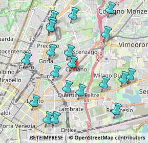 Mappa 20132 Milano MI, Italia (2.224)