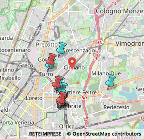 Mappa 20132 Milano MI, Italia (1.75364)