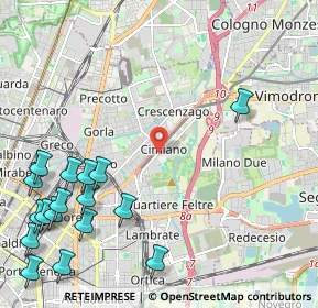 Mappa 20132 Milano MI, Italia (3.02412)