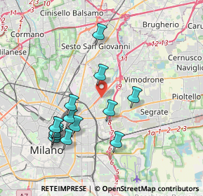 Mappa 20132 Milano MI, Italia (3.885)