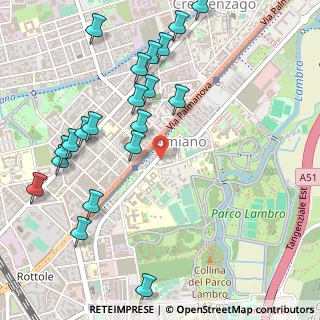 Mappa 20132 Milano MI, Italia (0.6125)