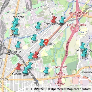 Mappa 20132 Milano MI, Italia (1.3665)