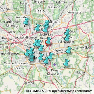 Mappa 20132 Milano MI, Italia (6.551)