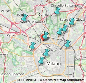 Mappa Via Angelo del Bon, 20158 Milano MI, Italia (3.38182)