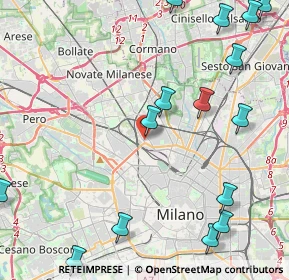 Mappa Via Angelo del Bon, 20158 Milano MI, Italia (6.0525)