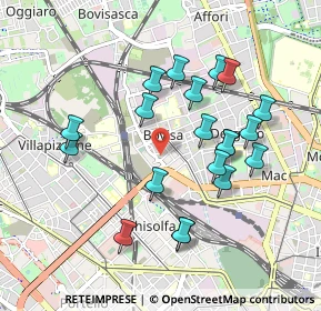 Mappa Via Angelo del Bon, 20158 Milano MI, Italia (0.901)