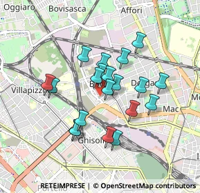 Mappa Via Angelo del Bon, 20158 Milano MI, Italia (0.7225)
