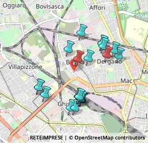 Mappa Via Angelo del Bon, 20158 Milano MI, Italia (0.8845)