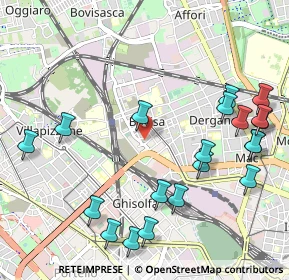 Mappa Via Angelo del Bon, 20158 Milano MI, Italia (1.2525)