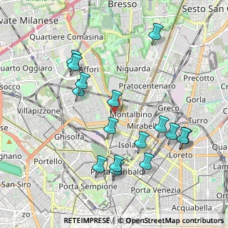 Mappa Via Roberto Bracco, 20159 Milano MI, Italia (2.07)