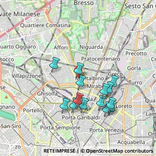 Mappa Via Roberto Bracco, 20159 Milano MI, Italia (1.82)