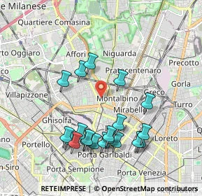 Mappa Via Roberto Bracco, 20159 Milano MI, Italia (1.9565)