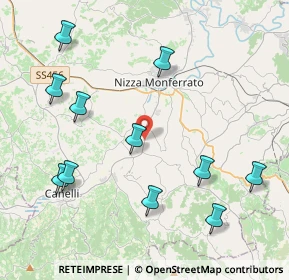 Mappa Via Giuseppe Avalle, 14042 Calamandrana AT, Italia (4.74909)