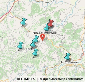 Mappa Via Giuseppe Avalle, 14042 Calamandrana AT, Italia (6.69417)