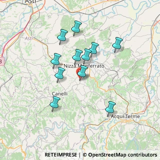 Mappa Via Giuseppe Avalle, 14042 Calamandrana AT, Italia (6.41455)