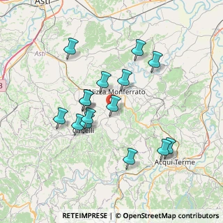Mappa Via Giuseppe Avalle, 14042 Calamandrana AT, Italia (6.83067)