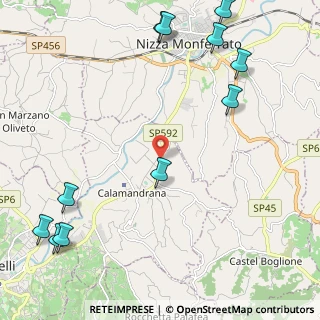 Mappa Via Giuseppe Avalle, 14042 Calamandrana AT, Italia (3.10273)