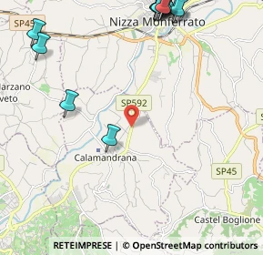 Mappa Via Giuseppe Avalle, 14042 Calamandrana AT, Italia (3.08769)