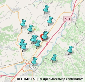 Mappa Via Alba, 12050 Alba CN, Italia (3.296)