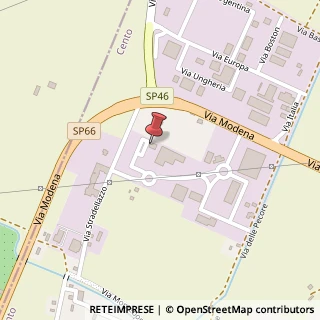 Mappa Via Benedetto Zallone, 2/1, 44042 Cento, Ferrara (Emilia Romagna)