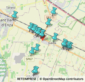 Mappa Via Guido Rossa, 42049 Sant'Ilario d'Enza RE, Italia (1.6625)