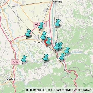 Mappa Via Serravalle, 15067 Novi Ligure AL, Italia (6.05118)