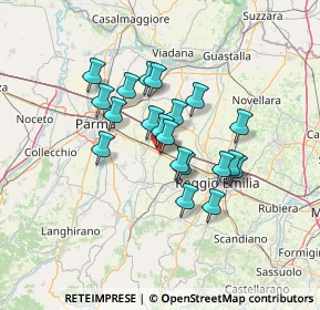 Mappa Via dei Patrioti, 42049 Calerno RE, Italia (10.5125)