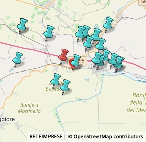 Mappa Via Isacchina, 44020 Ostellato FE, Italia (3.6955)