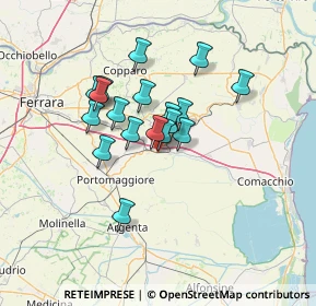 Mappa Via Isacchina, 44020 Ostellato FE, Italia (10.20167)