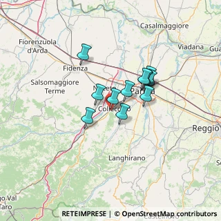 Mappa Via delle Basse, 43044 Collecchio PR, Italia (9.45333)