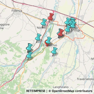 Mappa Via delle Basse, 43044 Collecchio PR, Italia (7.51235)