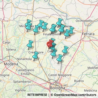Mappa Via Giovannina, 40017 San Giovanni in Persiceto BO, Italia (12.0615)