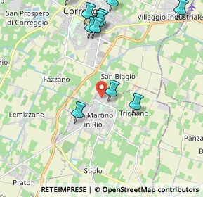 Mappa Viale della Resistenza, 42018 San Martino In Rio RE, Italia (2.46727)