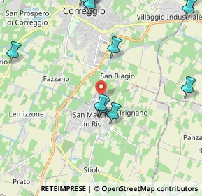 Mappa Viale della Resistenza, 42018 San Martino In Rio RE, Italia (2.98357)